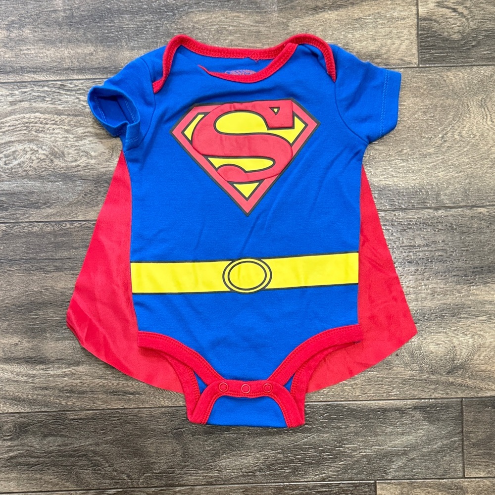 Superman Baby Onesie with Cape